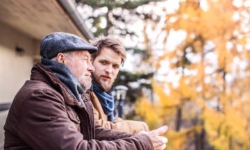 Overige consultservices oncologie oude man met zoon