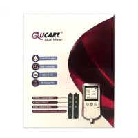 QuCare 3-in-1 -kolesterolimittari (täysi aloituspakkaus)